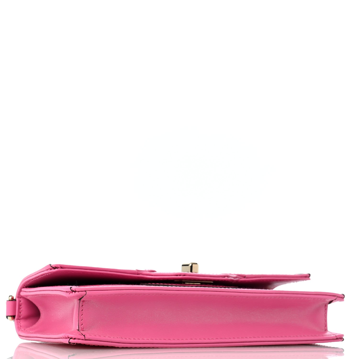 Gucci GG Monogram Scratch Lux Calfskin Mini Luce Shoulder Bag Rose Dark Blossom 4 of 11