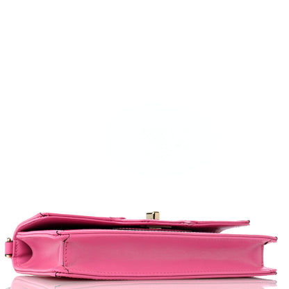 Gucci GG Monogram Scratch Lux Calfskin Mini Luce Shoulder Bag Rose Dark Blossom 4 of 11