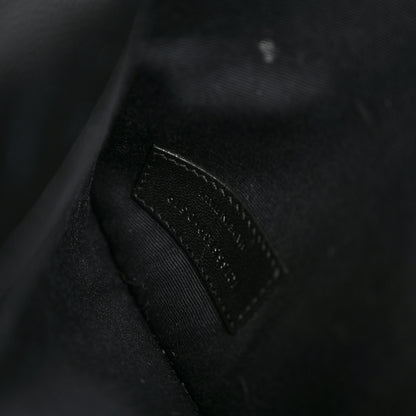Saint Laurent Grain De Poudre Uptown Pouch Black 7 of 9