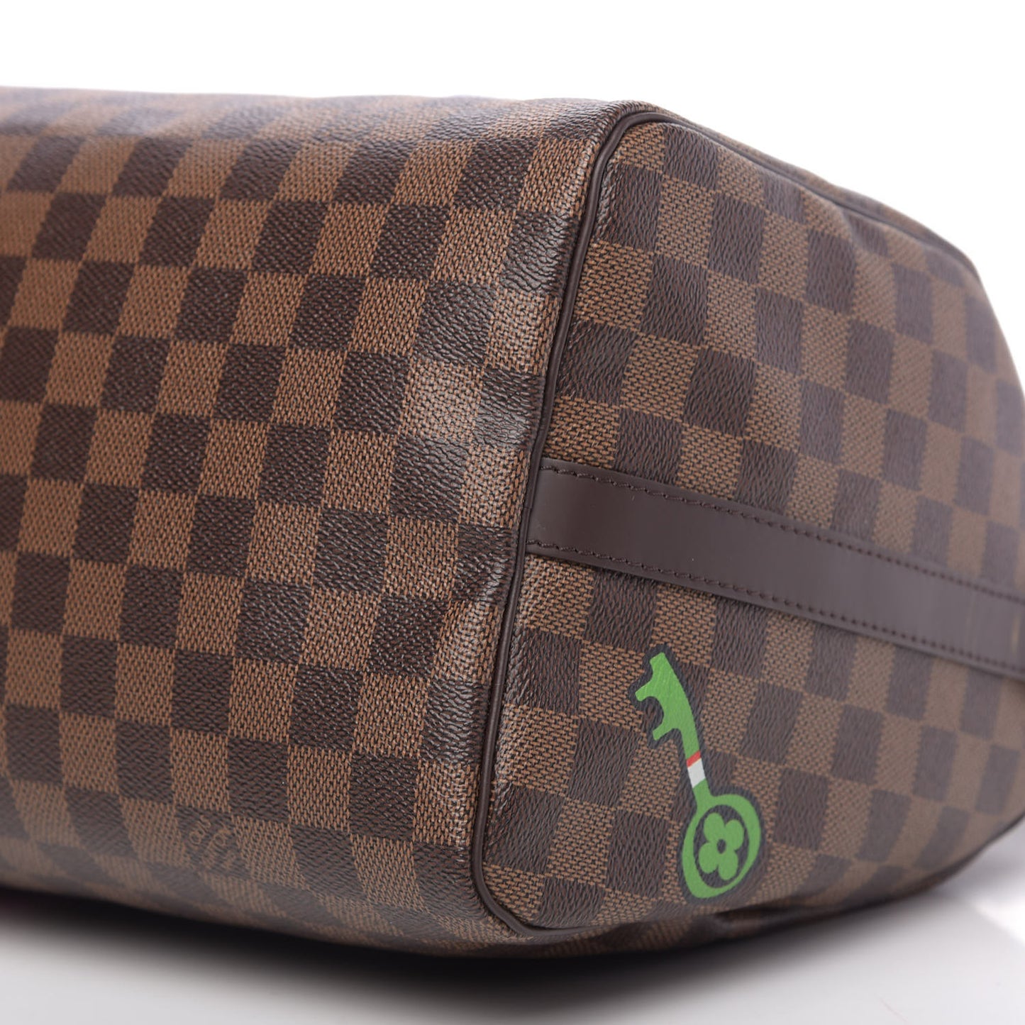 Damier Ebene Patches Speedy Bandouliere 30