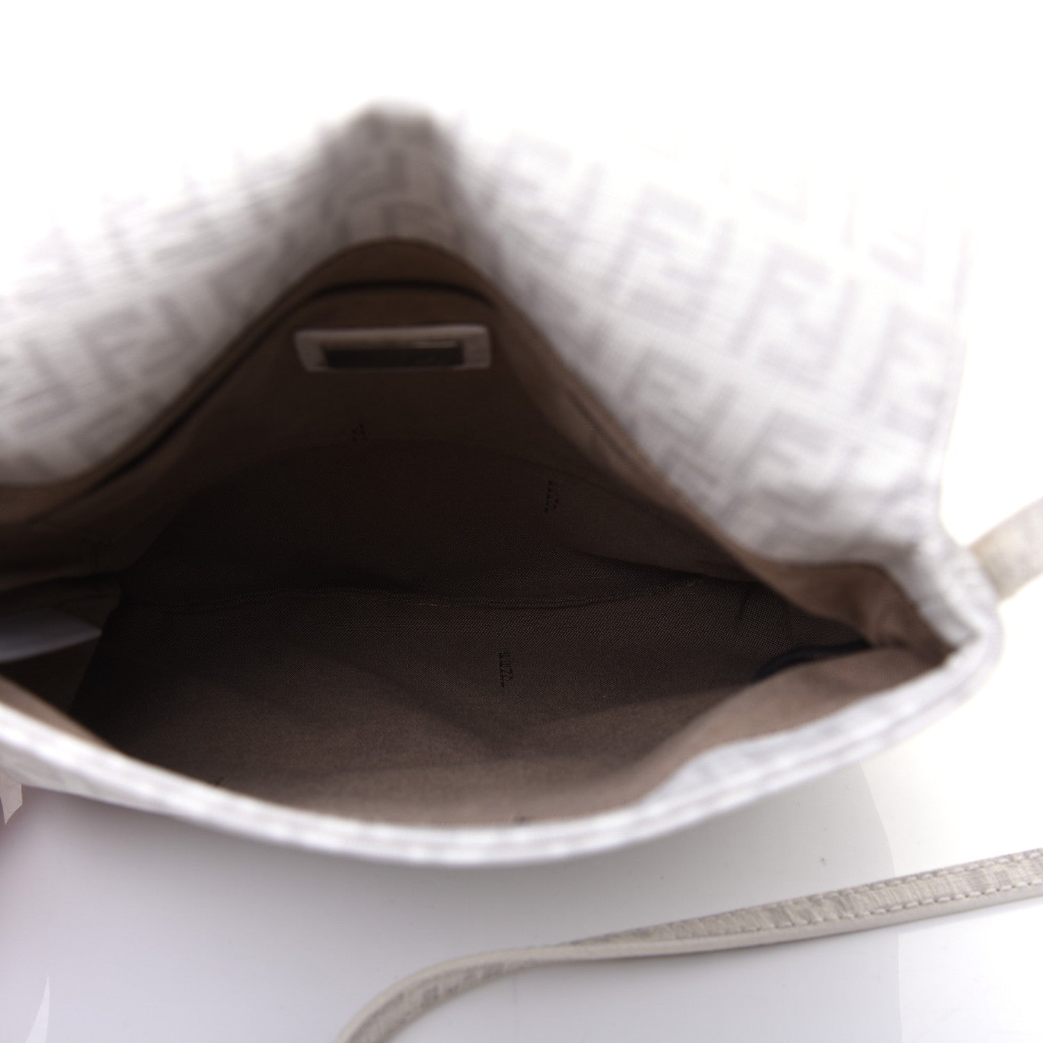 Fendi Zucchino Spalmati Tube Messenger White 5 of 14