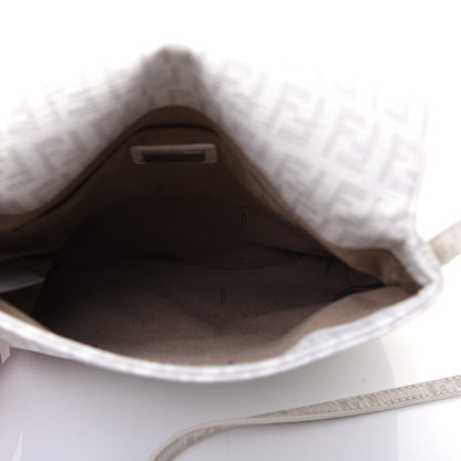 Fendi Zucchino Spalmati Tube Messenger White 5 of 14