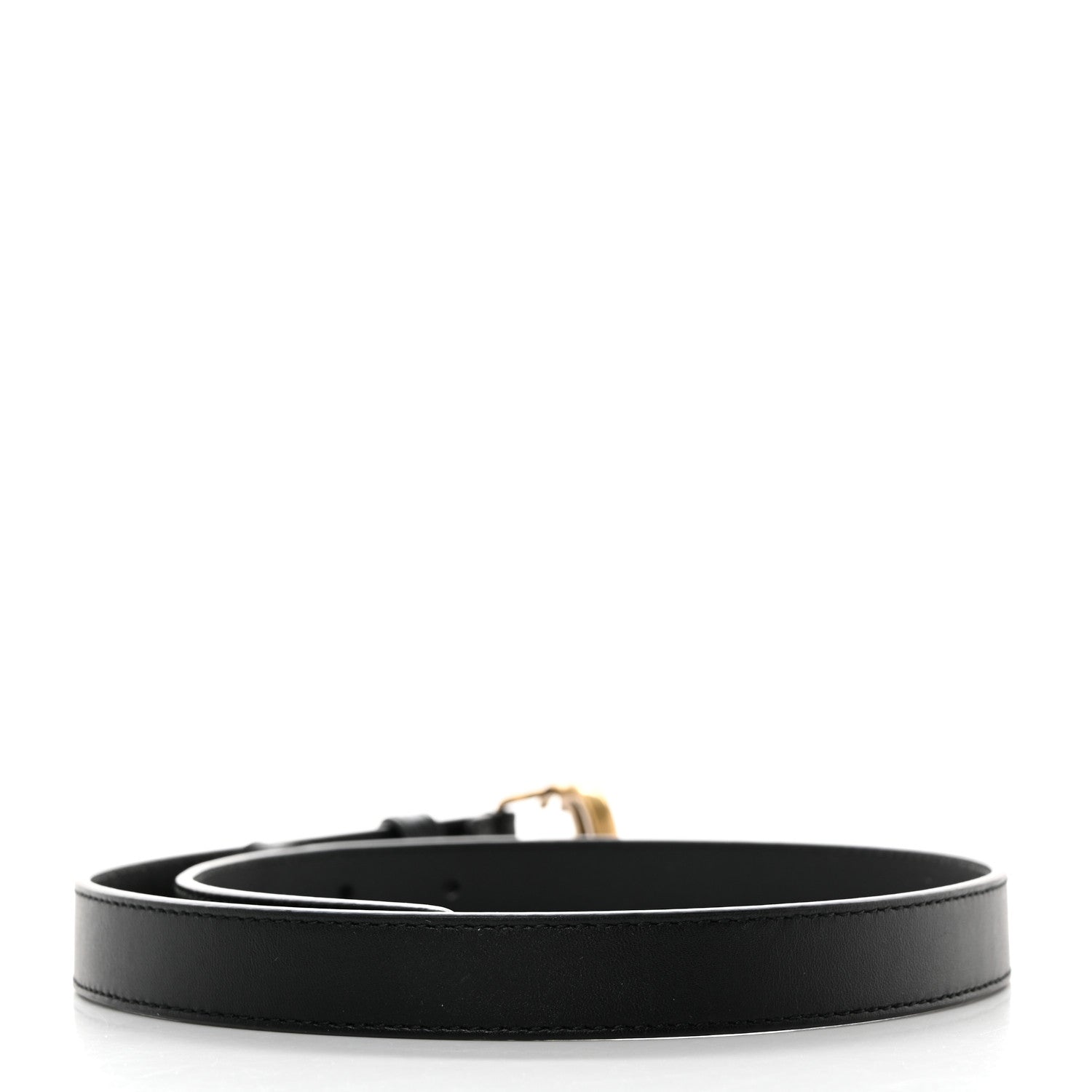 Gucci Calfskin Double G 20mm Belt 65 26 Black 2 of 5