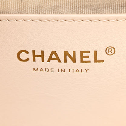 Chanel Shiny Lambskin Quilted Trendy Pockets Hobo White 6 of 11
