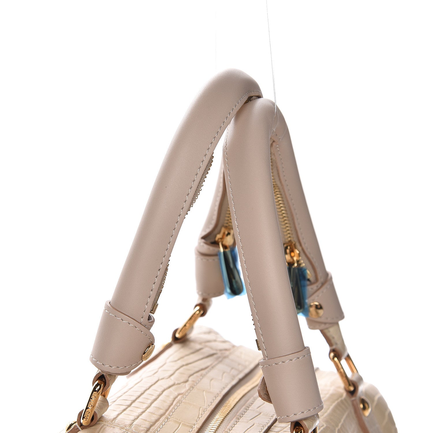 Louis Vuitton Crocodile Sac Louis Beige 13 of 18