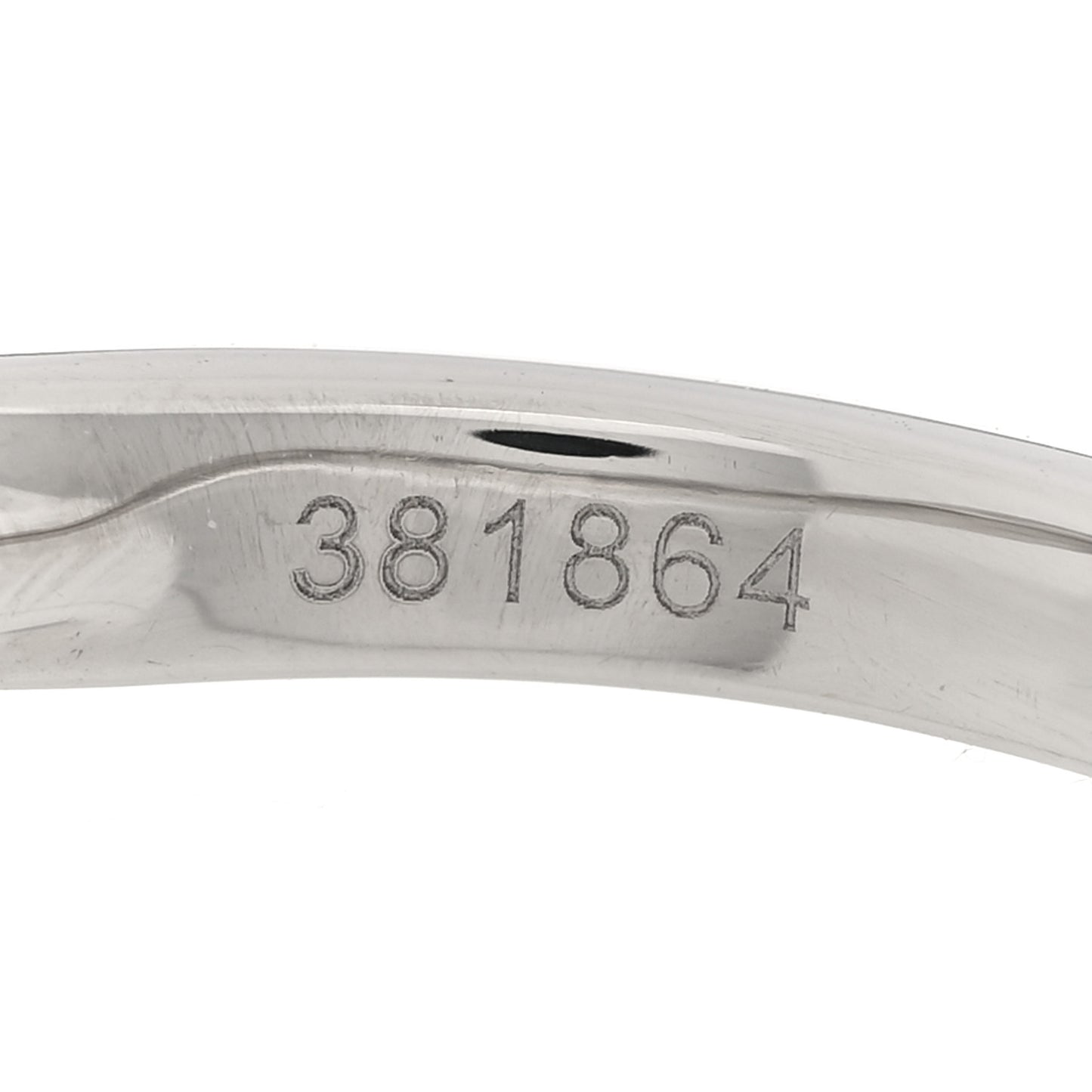 Platinum Diamond .50ct HW Logo Engagement Ring 48 4.5