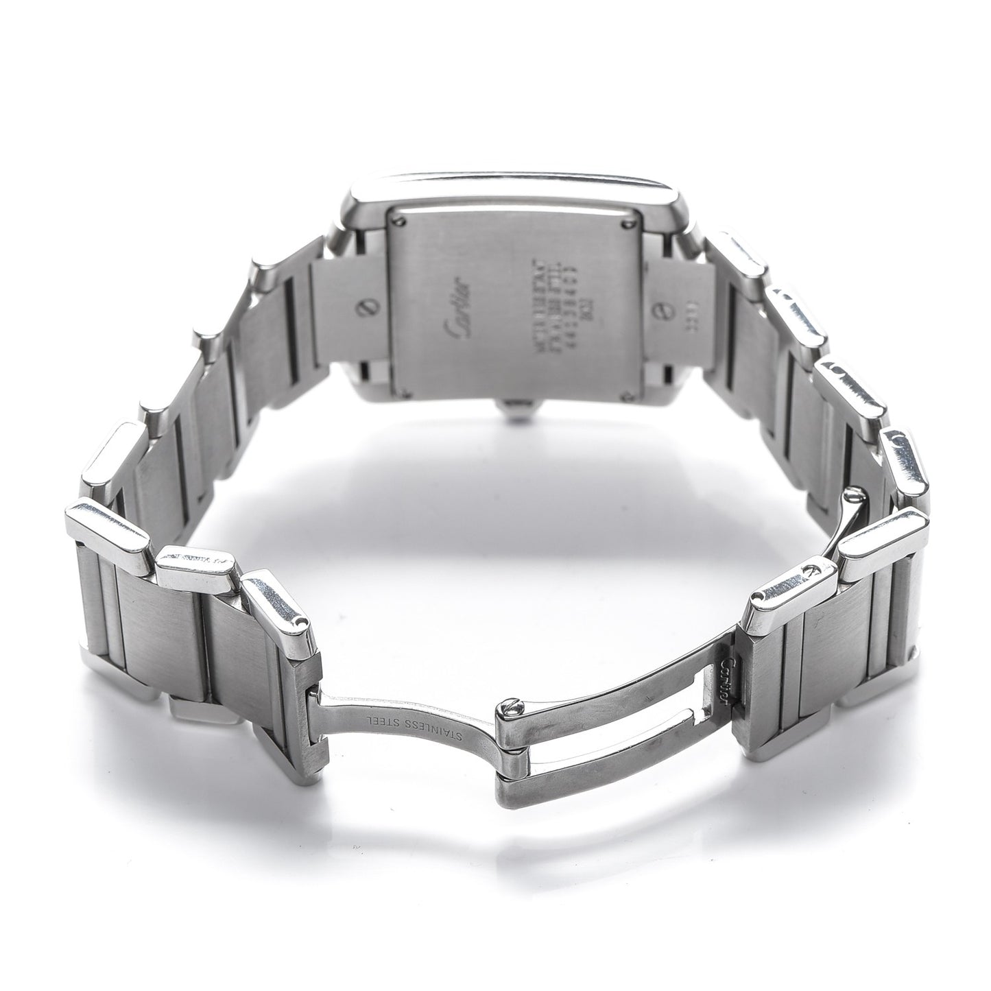 Stainless Steel 25mm Tank Francaise Quartz Watch