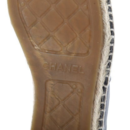 Chanel Lambskin CC Espadrilles 36 Black 8 of 11