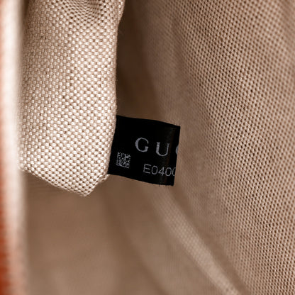 Gucci Piuma Calfskin Jumbo GG Embossed Large Duffle Bag Good Orange 7 of 10