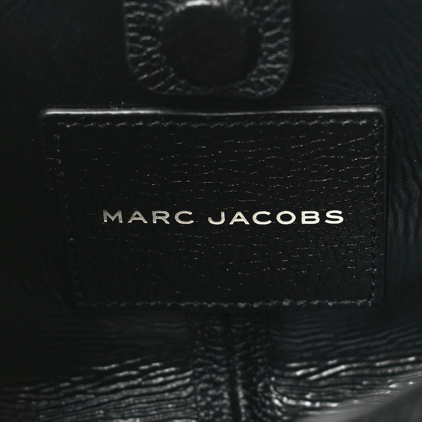 Grained Calfskin Mini The Sack Bag Black