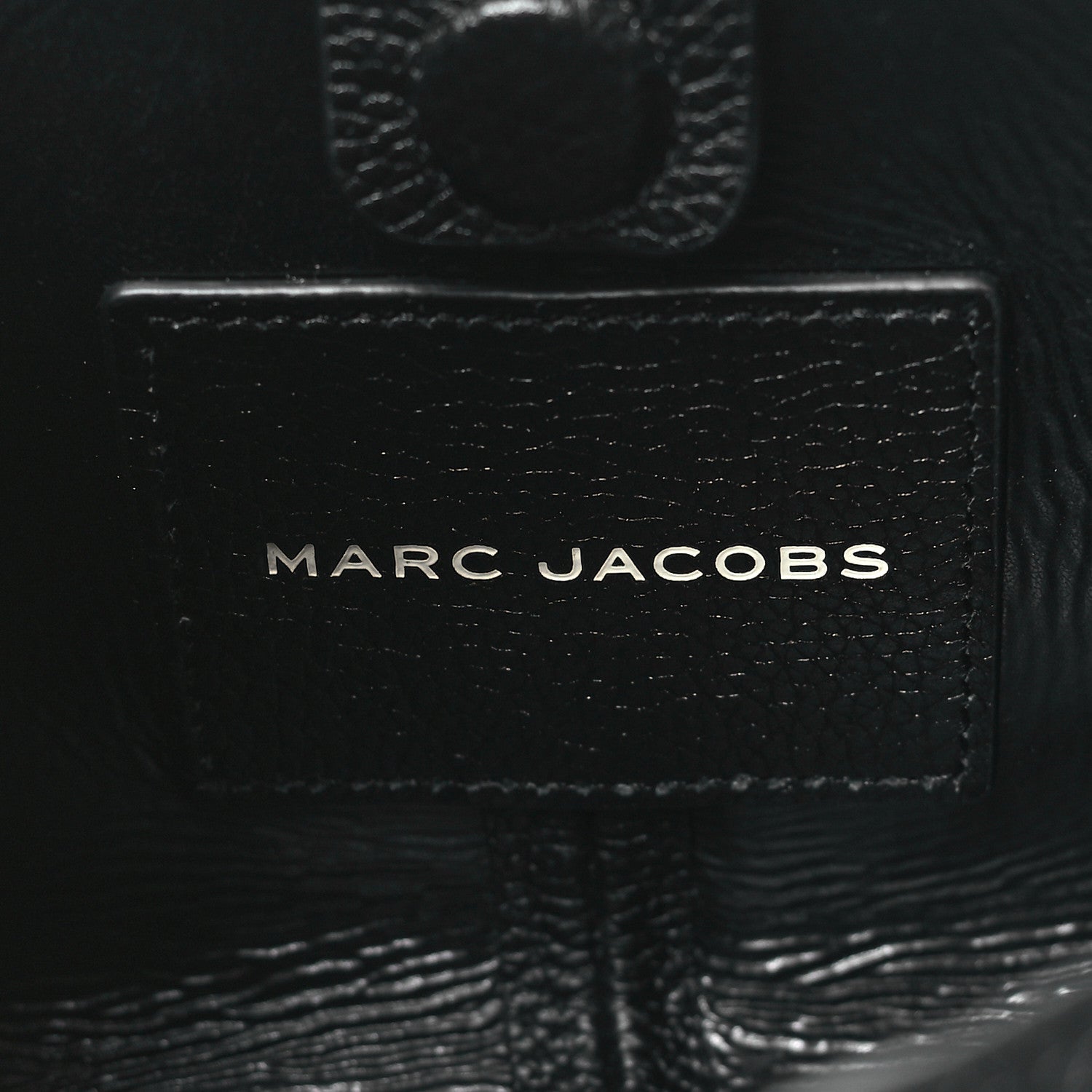 Marc Jacobs Grained Calfskin Mini The Sack Bag Black 7 of 9