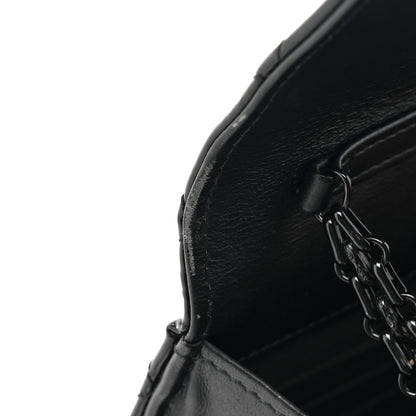 Chanel Patent Calfskin Quilted Reissue Wallet On Chain WOC So Black 14 of 16