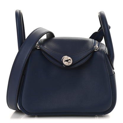 Hermes Swift Verso Mini Lindy 20 Bleu Navy Bleu Frida 1 of 9