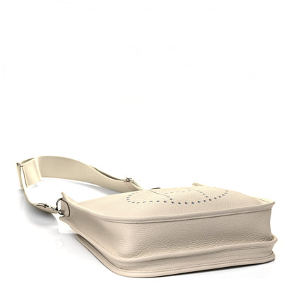 Hermes Taurillon Clemence Evelyne III PM Craie 3 of 4