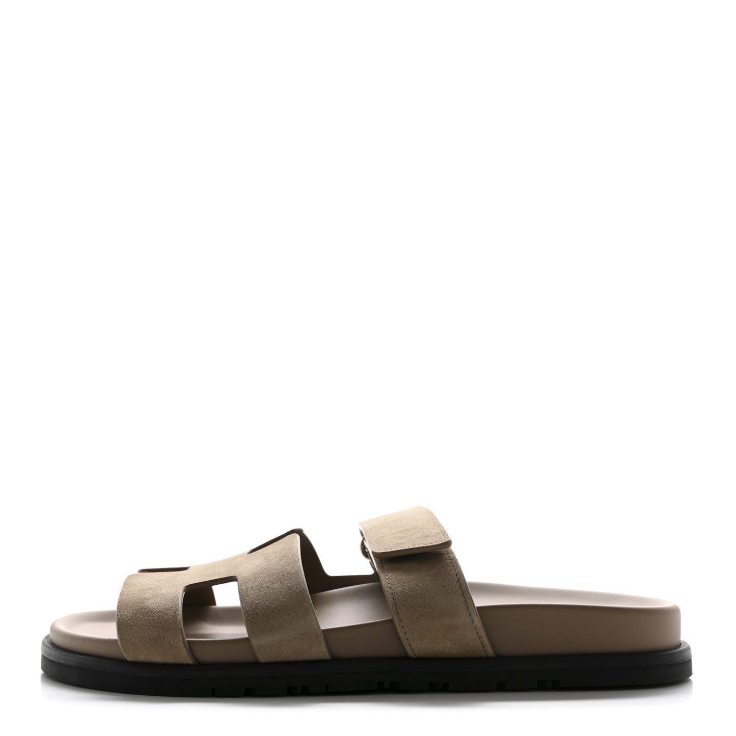 Suede Goatskin Womens Chypre Sandals 39 Beige Sable