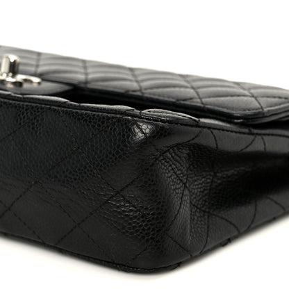 Chanel Caviar Quilted Medium Double Flap Black 11 of 13