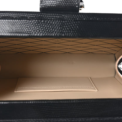 Louis Vuitton Lizard Petite Malle Black 5 of 10