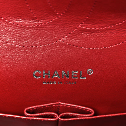 Chanel Caviar Quilted Jumbo Double Flap Dark Red 6 of 11
