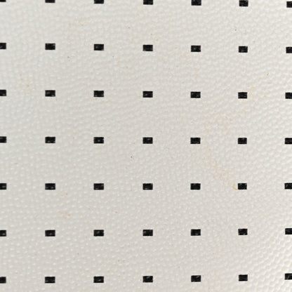 Saint Laurent Grain De Poudre Square Dot Monogram Bill Pouch White Black 8 of 8