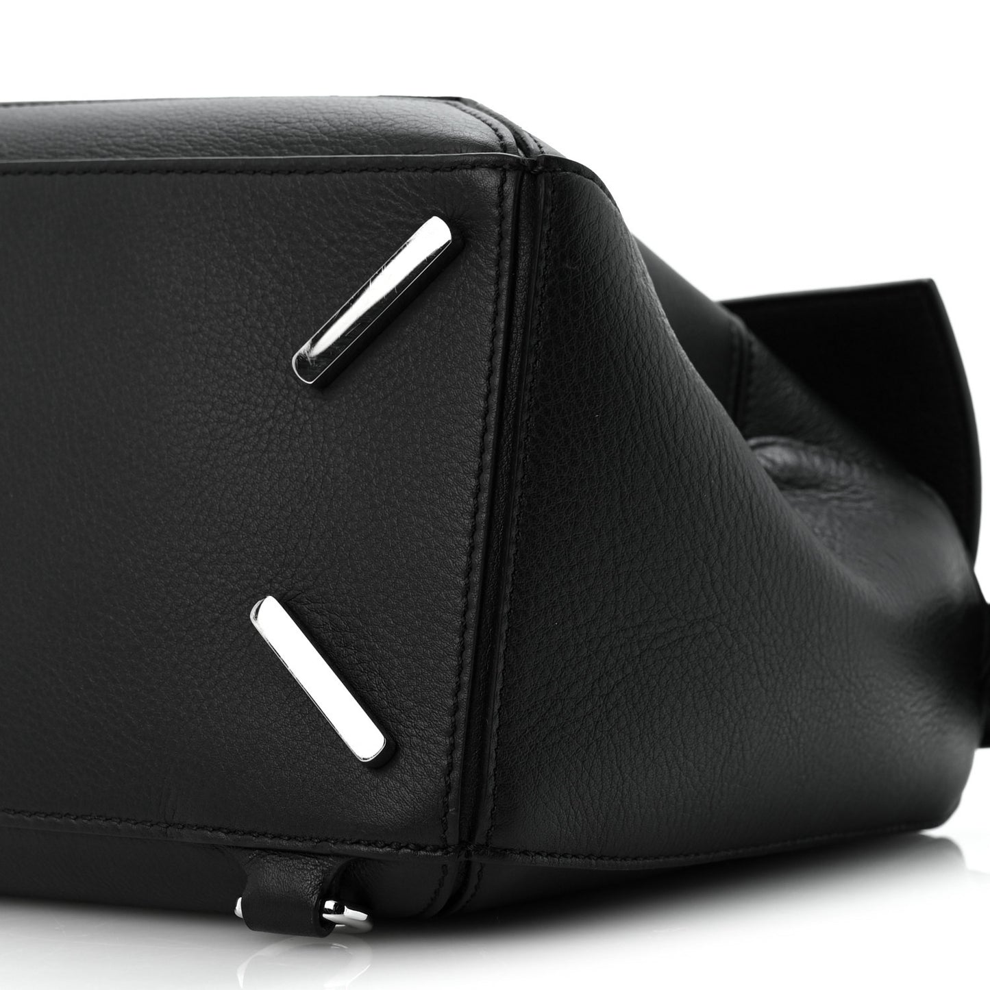 Calfskin Medium Puzzle Bag Black