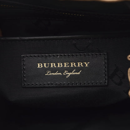 Burberry Metallic Satin Nylon Medium Rucksack Backpack Gold 5 of 8