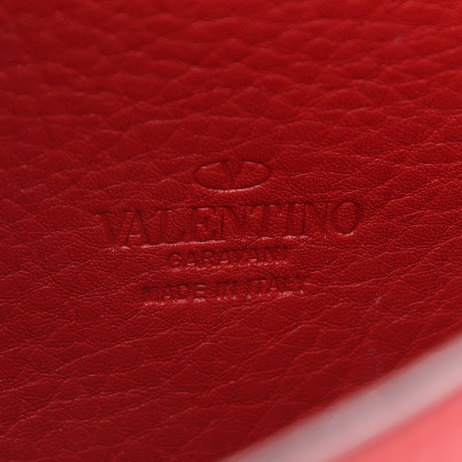 Valentino Garavani Pebbled Calfskin Medium Rockstud Flip Lock Crossbody Bag Red 6 of 9