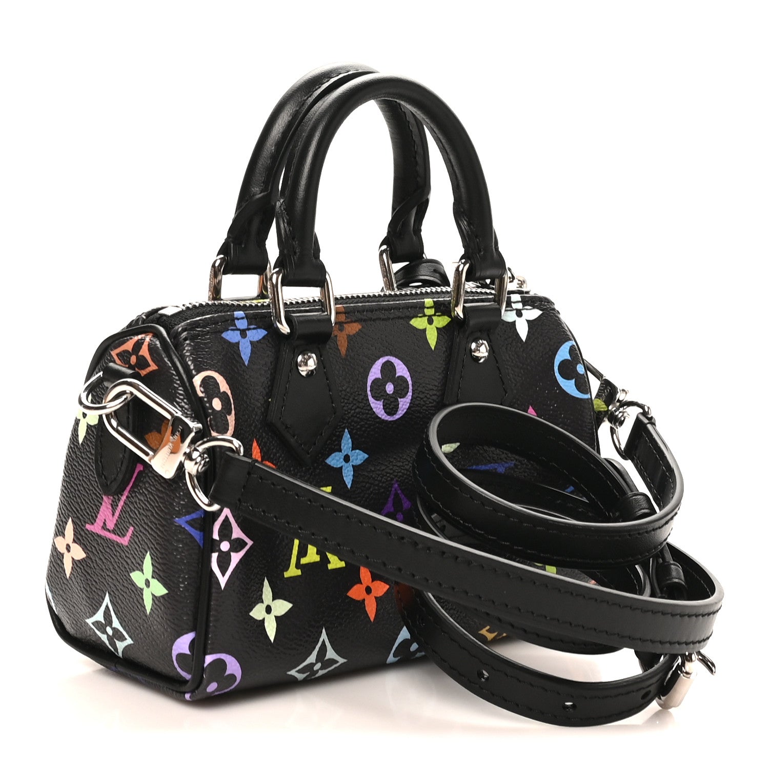 Louis Vuitton LV X TM Monogram Multicolor Nano Speedy Black 3 of 10
