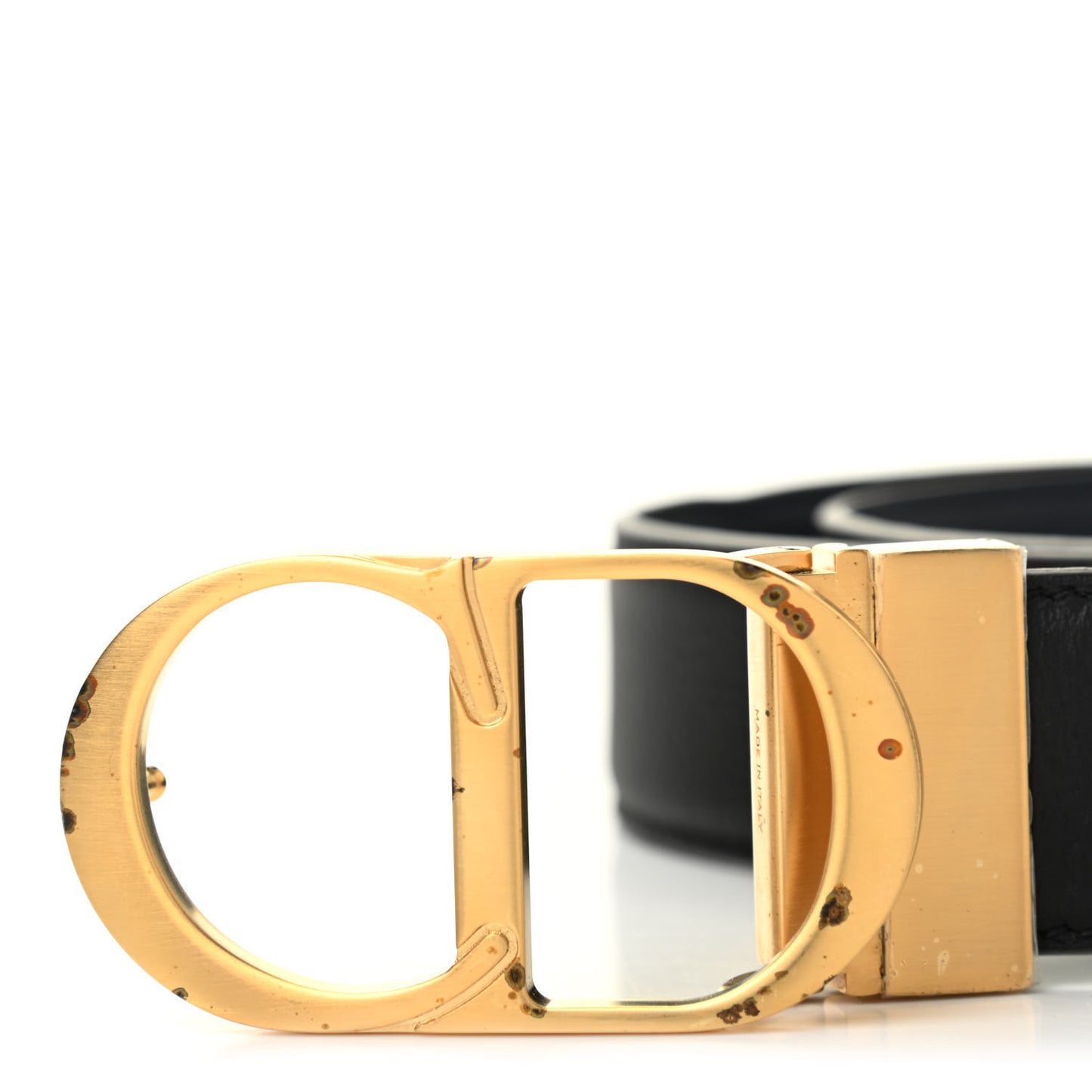 Calfskin 30 Montaigne Reversible Belt 95 Black Navy