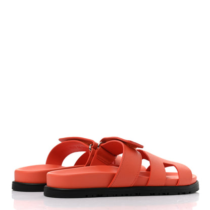 Hermes Epsom Womens Chypre Sandals 36 Rose Sorbet 4 of 9