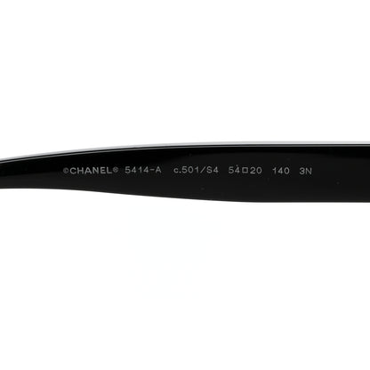 Chanel Acetate CC Butterfly Sunglasses 5414-A Black 5 of 8