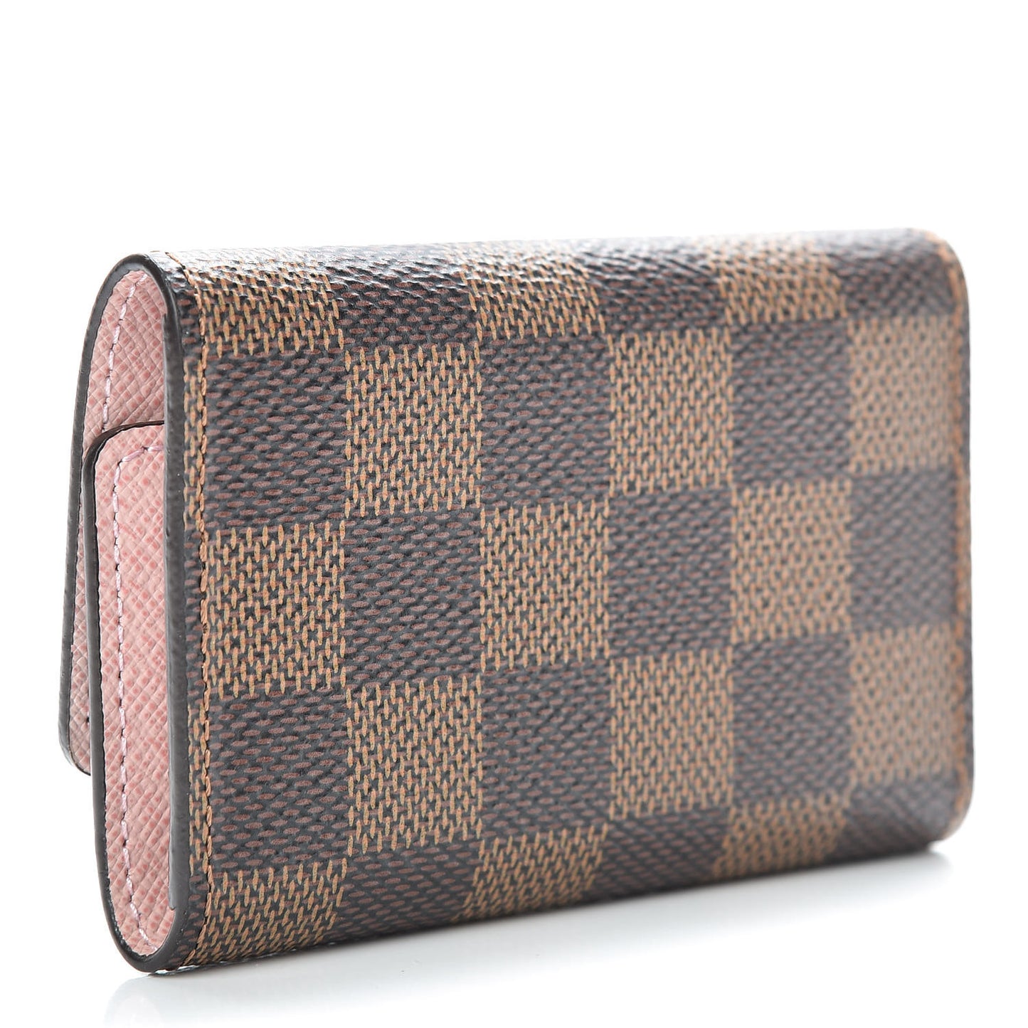 Damier Ebene Multicles 6 Key Holder Rose Ballerine
