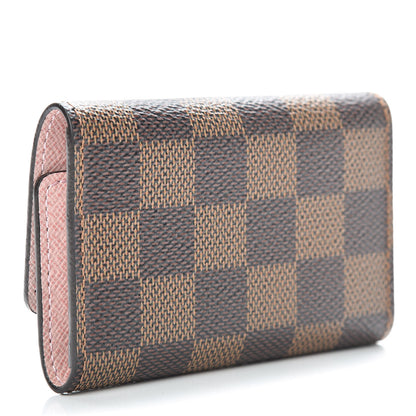 Louis Vuitton Damier Ebene Multicles 6 Key Holder Rose Ballerine 3 of 7