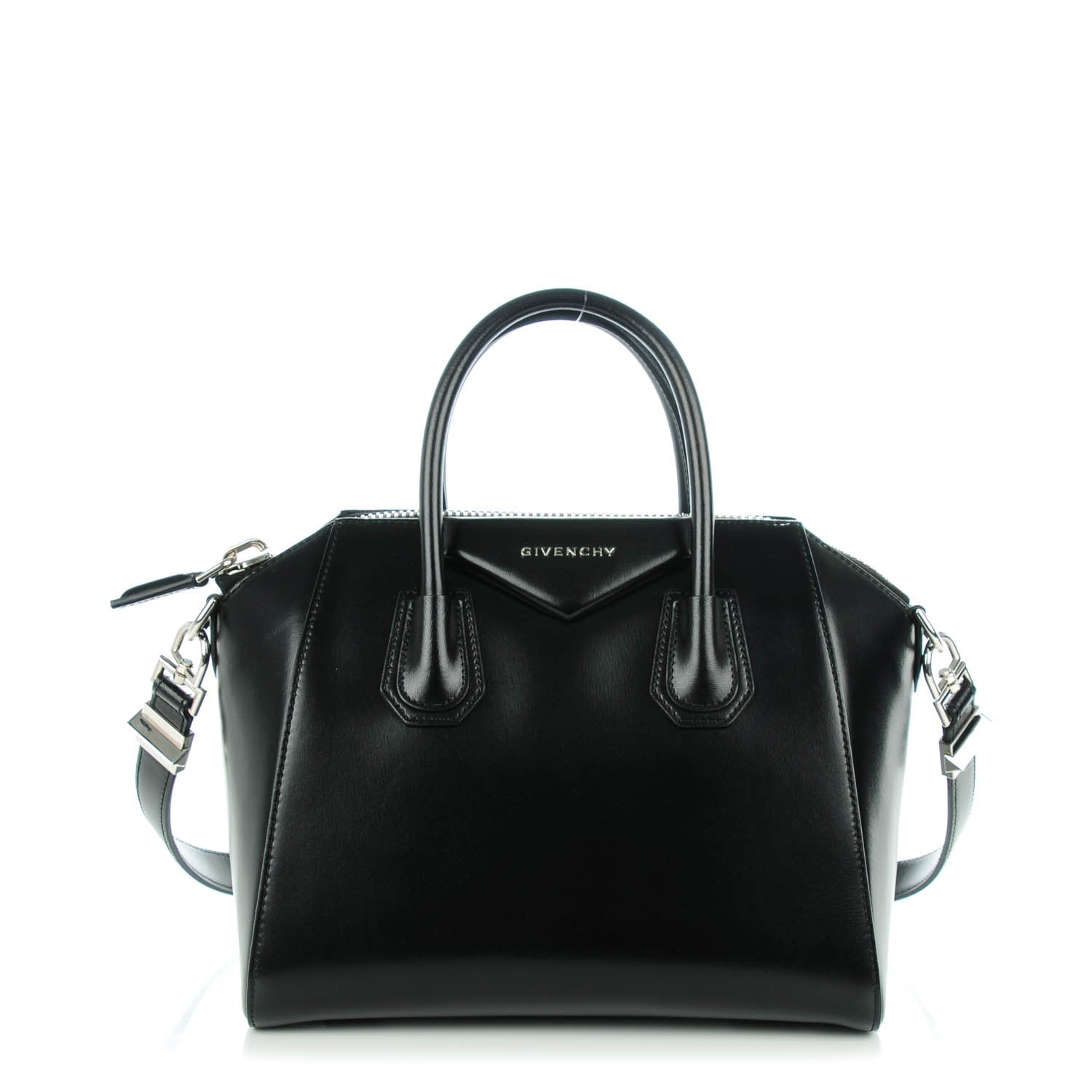 Givenchy Shiny Lord Calfskin Small Antigona Black 1 of 7