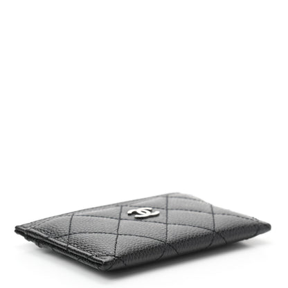 Chanel Caviar Quilted Card Holder Black 4 of 8