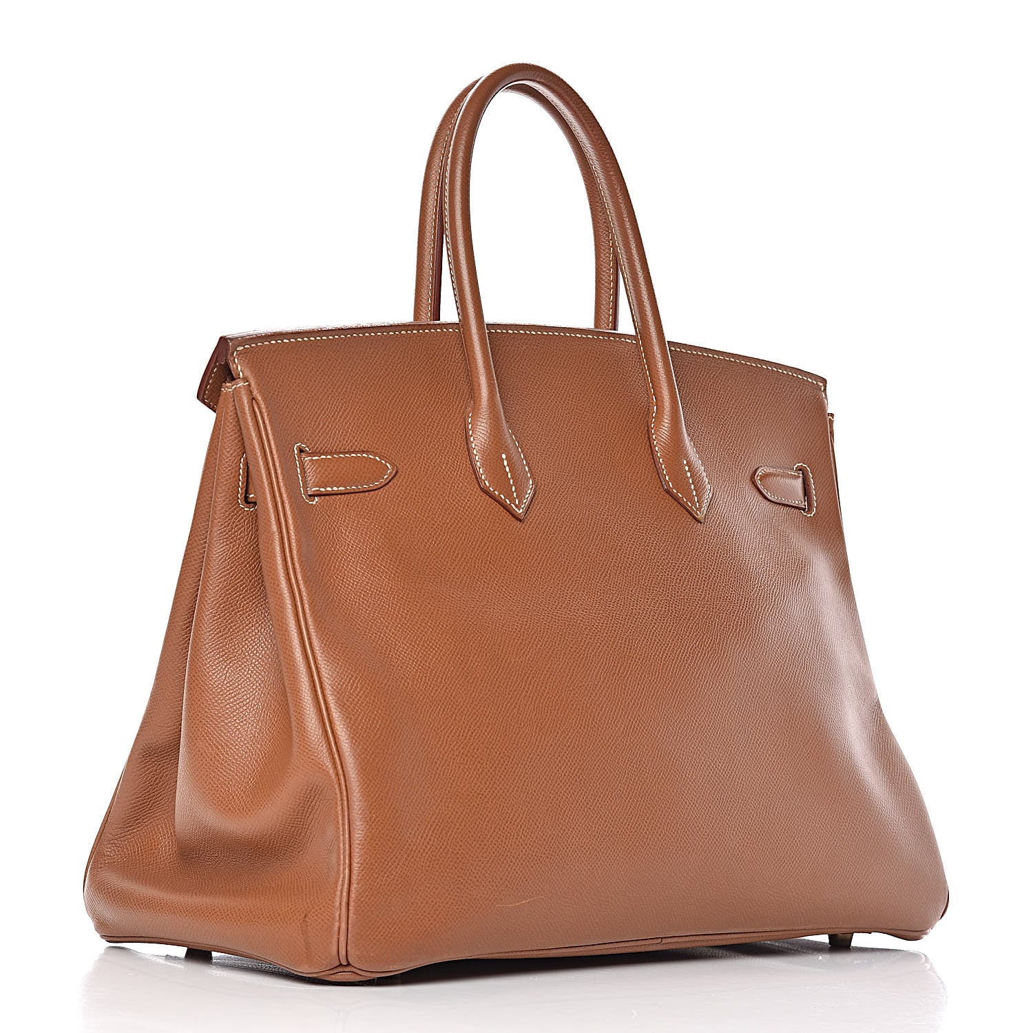 Hermes Courchevel Birkin 35 Gold 3 of 49