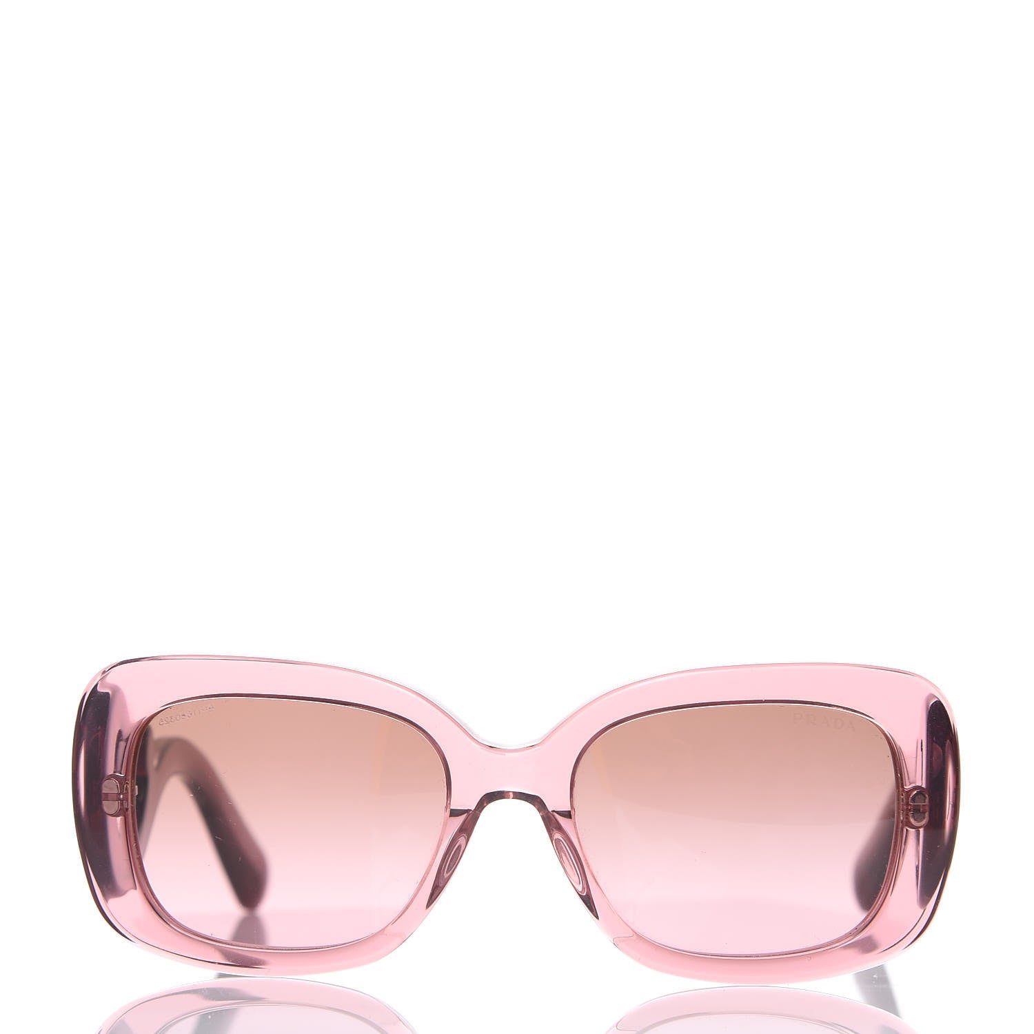 Prada Acetate Baroque Sunglasses SPR 27O Pink 3 of 7