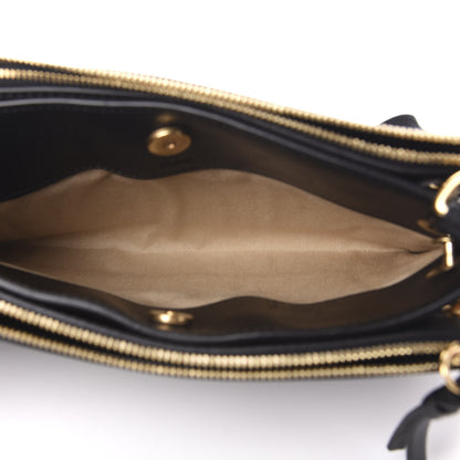Chloe Calfskin Suede Mini Roy Bag Black 5 of 14