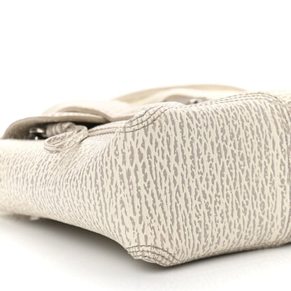 3.1 Phillip Lim Shark Embossed Textured Calfskin Mini Pashli Satchel Ivory Dove 5 of 12