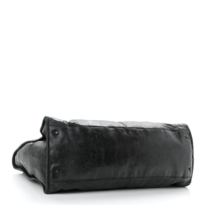 Balenciaga Agneau Classic Hardware Weekender Black 4 of 17