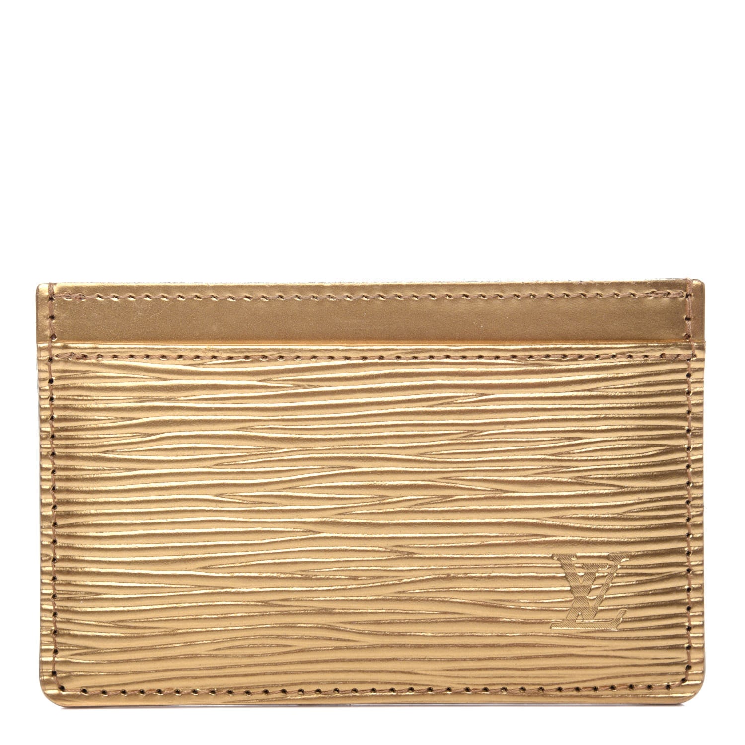 Louis Vuitton Epi Card Holder Gold 1 of 7