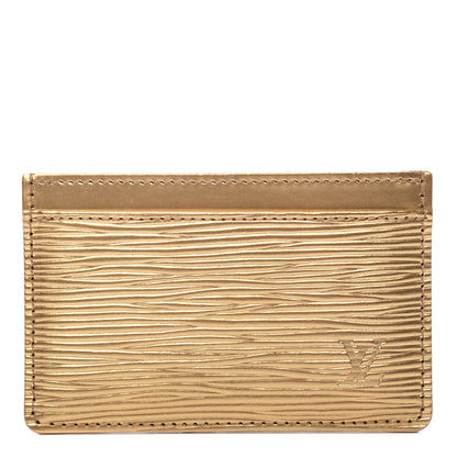 Louis Vuitton Epi Card Holder Gold 1 of 7