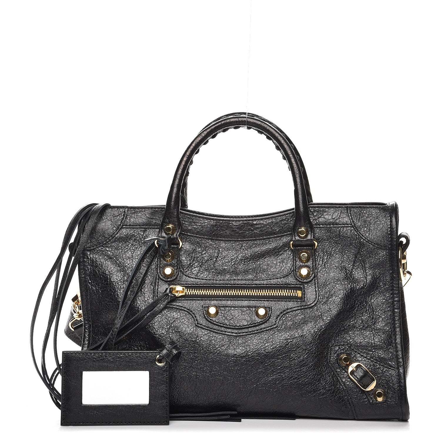 Balenciaga Agneau Classic Gold Hardware S City Black 1 of 8