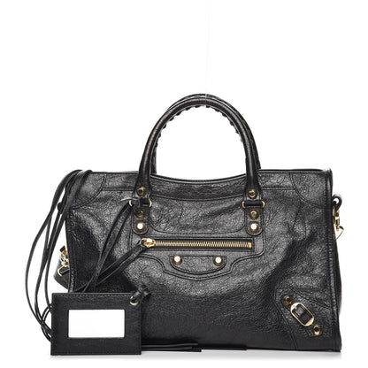 Balenciaga Agneau Classic Gold Hardware S City Black 1 of 8