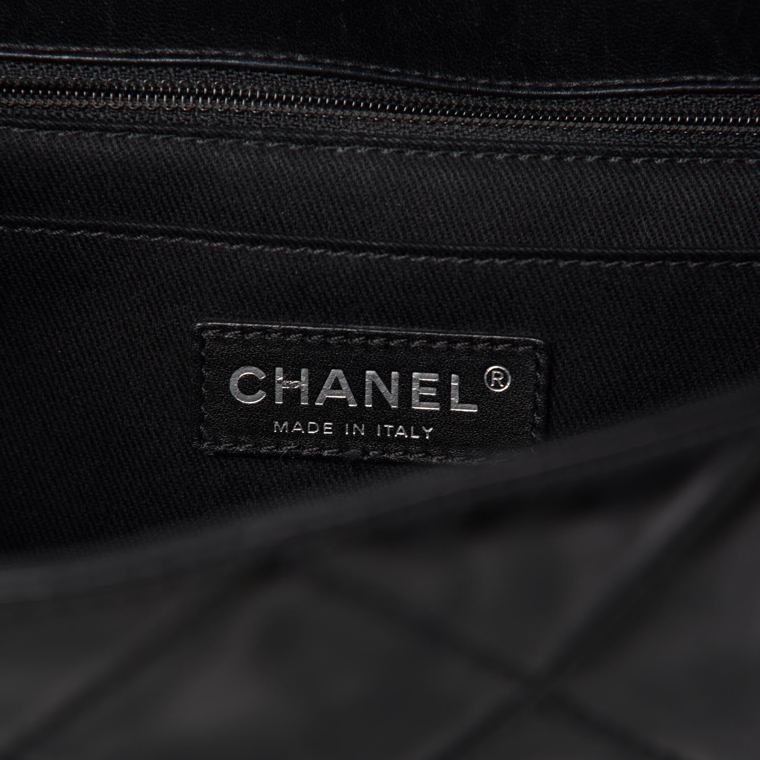 Chanel Vinyl Quilted In the Business Flap Bag Black 12 of 14
