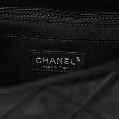 Chanel Vinyl Quilted In the Business Flap Bag Black 12 of 14