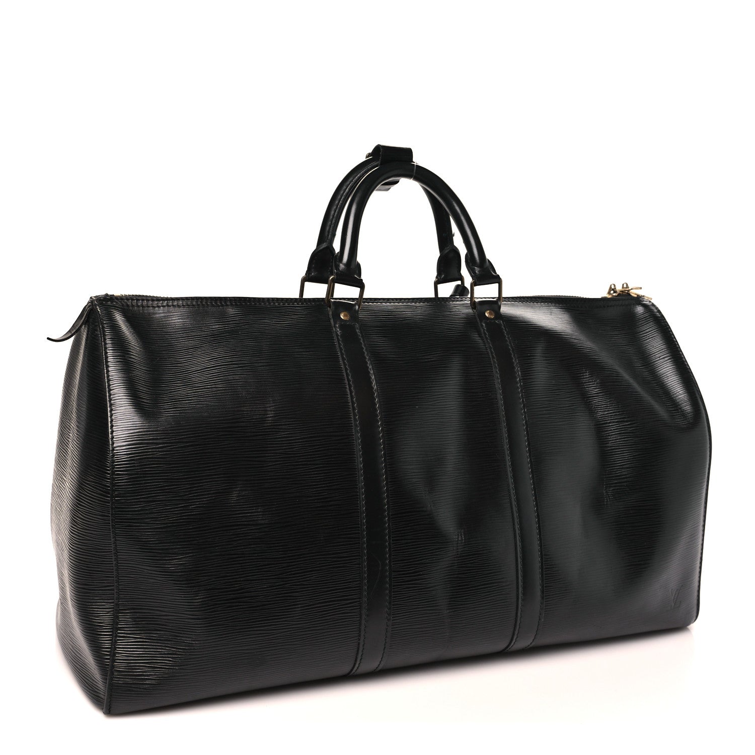 Louis Vuitton Epi Keepall 50 Black 2 of 9