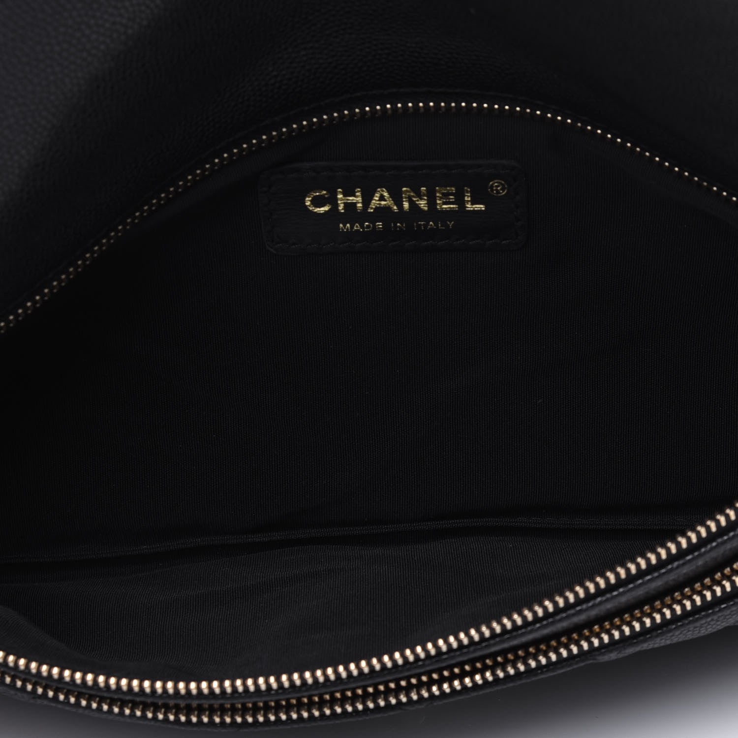 Chanel Caviar Quilted Flap Clutch Black 5 of 11