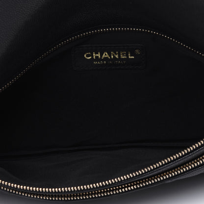 Chanel Caviar Quilted Flap Clutch Black 5 of 11