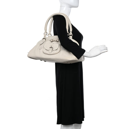 Christian Dior Calfskin My Dior Satchel White 2 of 13