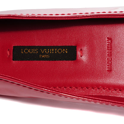 Louis Vuitton Patent Calfskin Oxford Ballerina Flats 39 Rouge 7 of 8